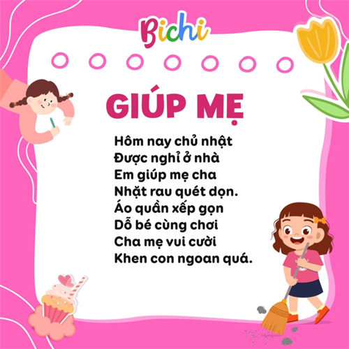 Bài thơ: Giúp mẹ