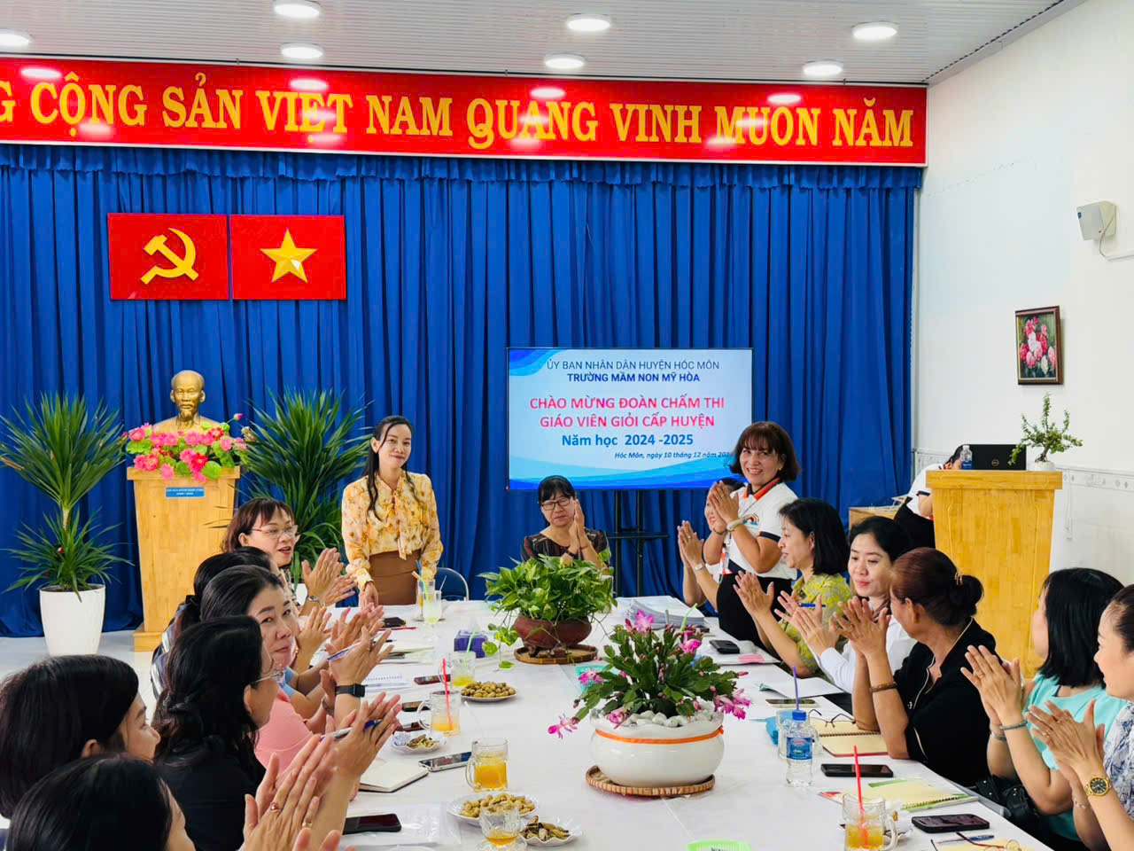 Hội thi giáo viên giỏi cấp huyện năm học 2024 - 2025