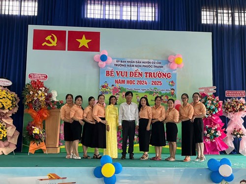 Trường Mầm non Phước Thạnh khai giảng năm học mới 2024-2025