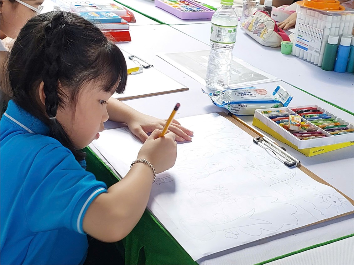 Chúc mừng bé Khánh Ngọc đạt giải ba Hội thi vẽ tranh:   Tuổi nhỏ làm việc nhỏ, cho Quận 10 thêm xanh  năm 2024