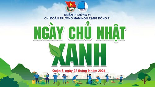 Sáng ngày 22/9/2024 nhằm hưởng ứng Ngày chủ nhật xanh lần thứ 155. Chi đoàn Mầm non Rạng Đông 11 đã ra quân thực hiện cải tạo lại mảng xanh trong khuôn viên trường học