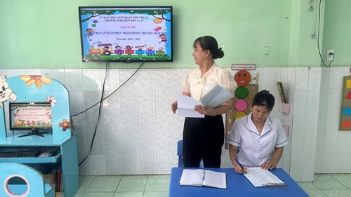 Tập huấn An toàn thực phẩm đầu năm học 2024-2025