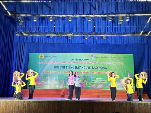 Trường Mầm Non Sơn Ca Tham Gia Hội Thi Tiếng Hát Người Lao Động Năm 2024