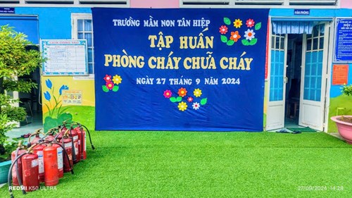 Tập huấn Phòng cháy chữa cháy năm 2024 -2025