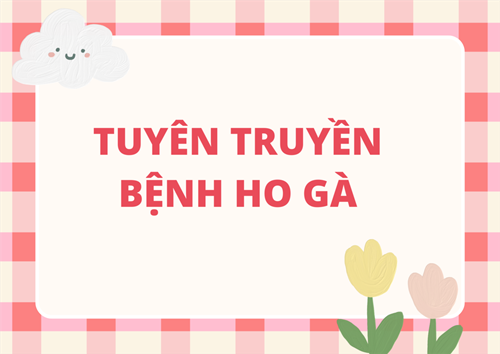 Tuyên truyền bệnh ho gà