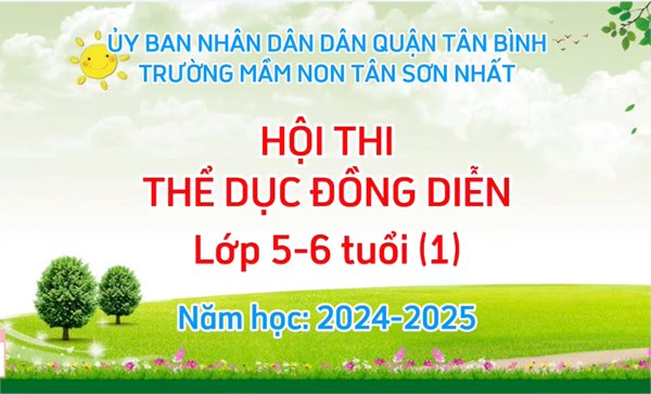 Hội thi đồng diễn thể dục chào mừng ngày nhà giáo Việt Nam 20/11/2024 của lớp 5-6 tuổi (1)