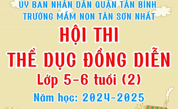 Hội thi đồng diễn thể dục chào mừng ngày nhà giáo Việt Nam 20/11/2024 của lớp 5-6 tuổi (2)