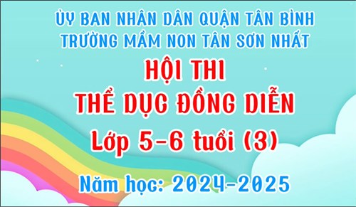 Hội thi đồng diễn thể dục chào mừng ngày nhà giáo Việt Nam 20/11/2024 của lớp 5-6 tuổi (3)