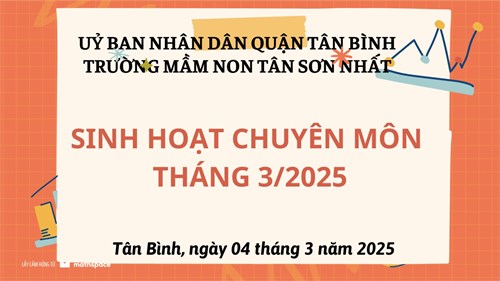 Sinh hoạt chuyên môn tháng 3/2025 và triển khai một số quy định về dạy thêm, học thêm