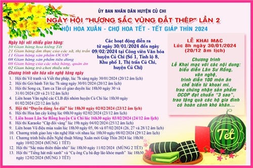 Trường Mầm non Tân Thông Hội 1 tham gia Ngày Hội  Hương sắc vùng Đất Thép  lần 2 do Ủy ban nhân dân huyện Củ Chi tổ chức.