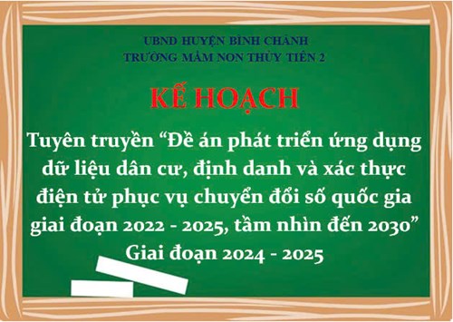 Kế hoạch tuyên truyền “Đề án phát triển ứng dụng dữ liệu dân cư, định danh và xác thực điện tử phục vụ chuyển đổi số quốc gia giai đoạn 2022 - 2025, tầm nhìn đến 2030” giai đoạn 2024 - 2025