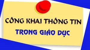 Thông báo danh mục công khai NH 2024-2025