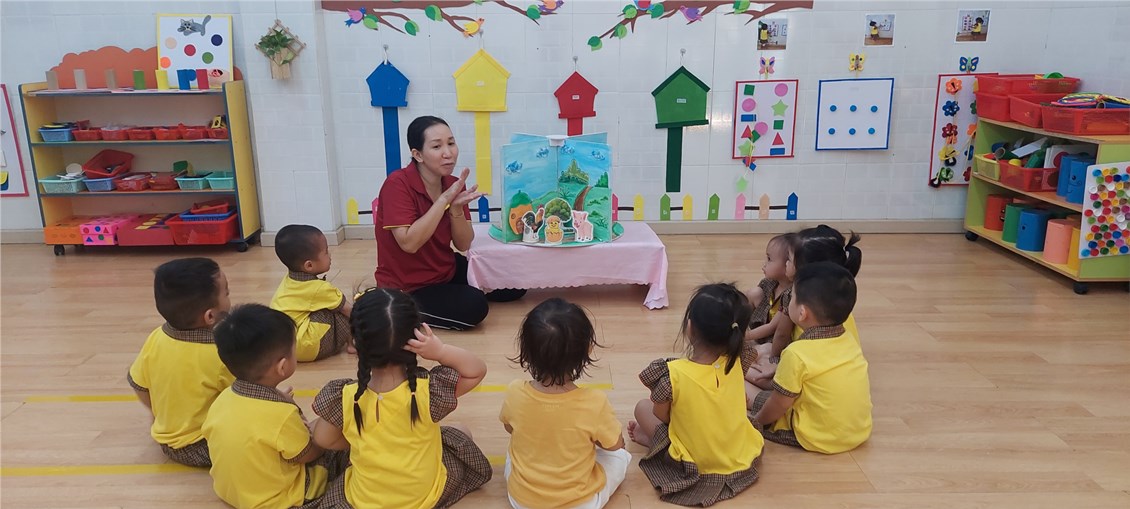 Kể chuyện: quả trứng của ai ( lớp 25-36 tháng)