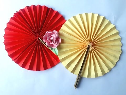 Hướng dẫn Gấp quạt giấy