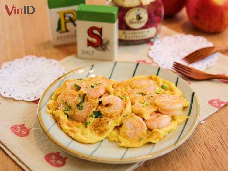 Thực hiện món ăn TRỨNG CHIÊN TÔM