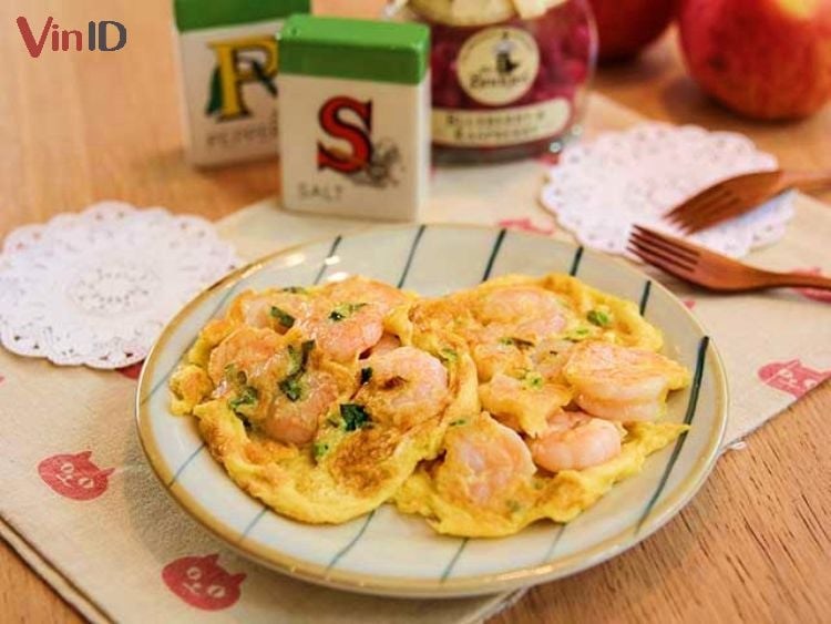 Thực hiện món ăn TRỨNG CHIÊN TÔM