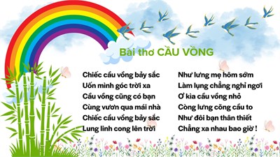 Bài thơ CẦU VỒNG