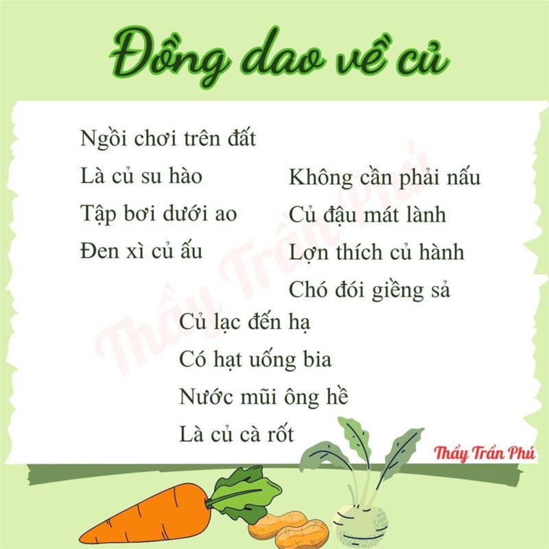 Đồng dao về củ
