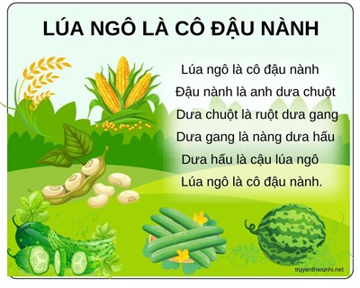 Đồng dao LÚA NGÔ LÀ CÔ ĐẬU NÀNH
