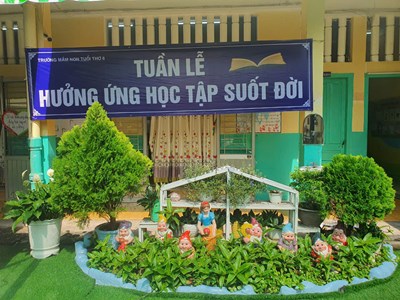 Trường mầm non Tuổi Thơ 8 hưởng ứng Tuần lễ học tập suốt đời