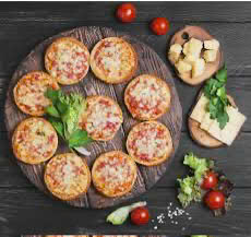 Món pizza mini (lá 3)