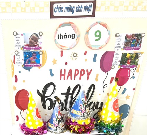 CHÚC MỪNG SINH NHẬT THÁNG 9 ( Lớp Mầm 2)