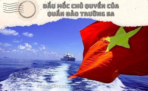 Cờ tổ quốc giữa trường sa