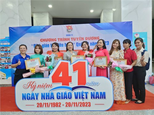 Nhà giáo trẻ tiêu biểu Quận 11 năm 2023