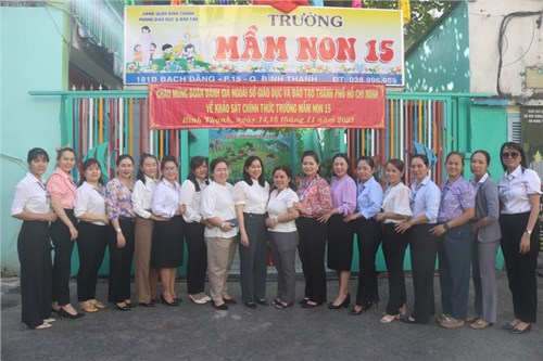 Khảo sát chính thức trường Mầm non 15