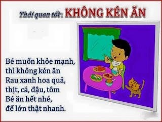 Giáo dục thói quen tốt:  Không kén ăn 