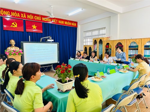 Đón đoàn khảo sát sơ bộ kiểm định chất lượng giáo dục