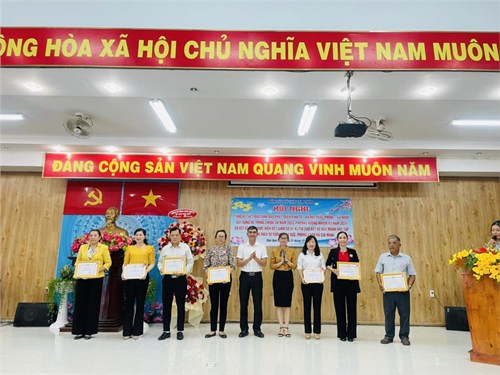 Chi Bộ trường mầm non Bông Sen có thành tích trong công tác xây dựng Đảng năm 2023