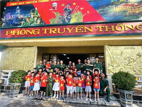 Tổ chức các hoạt động cho trẻ nhân kỷ niệm 79 năm Ngày thành lập Quân đội Nhân dân Việt Nam (22/12/1944 - 22/12/2023)