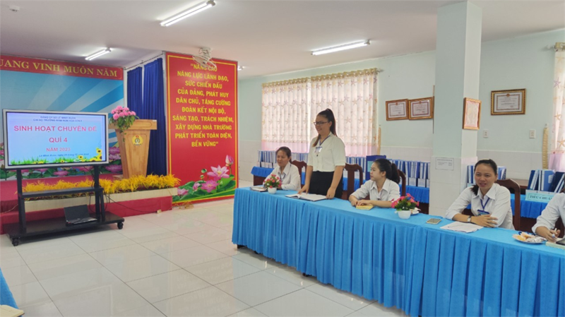 Sinh hoạt chuyên đề quý IV/2023