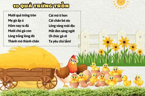 Thơ: 10 quả trứng tròn