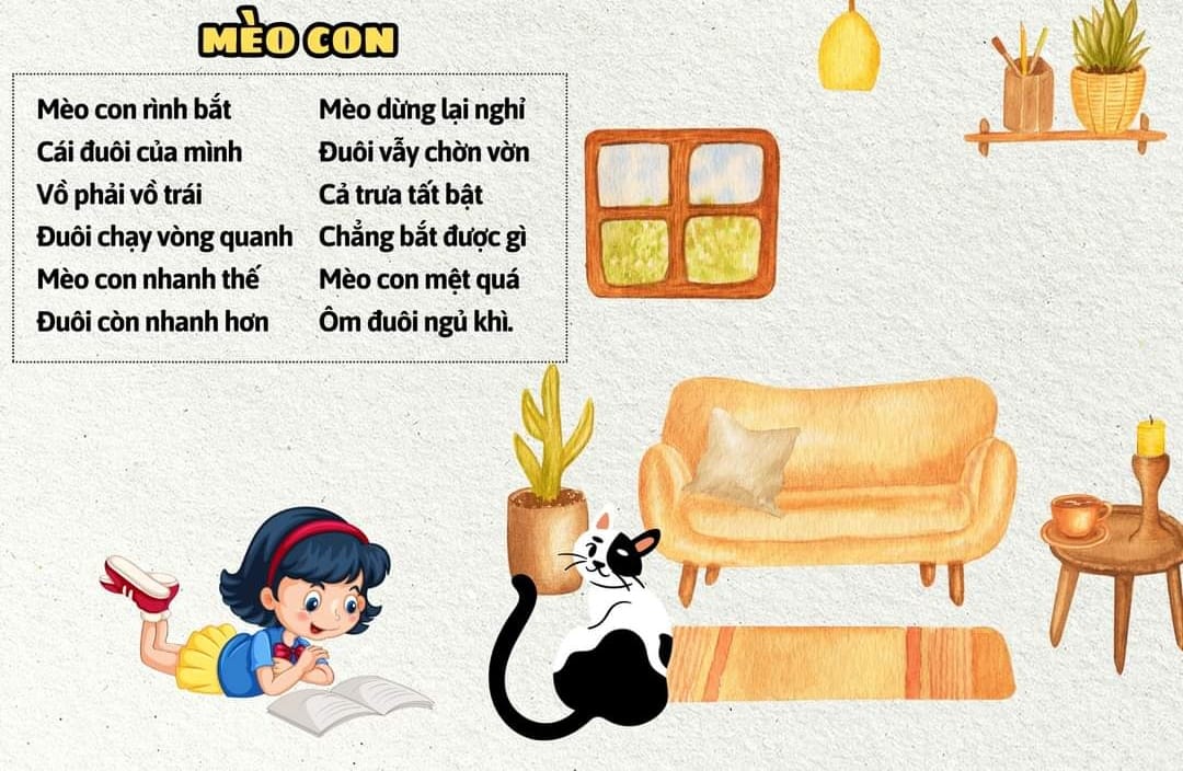Thơ: mèo con