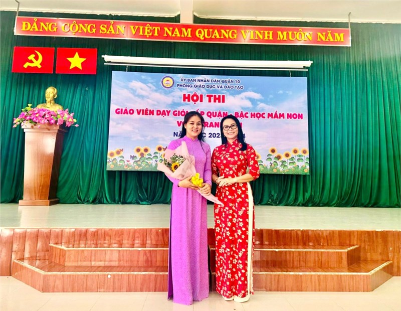 🎉🎀🎊♥️🏵🏆🌺🌞Trường Mầm non Phường 15A chúc mừng Cô Mai Thị Ngọc Hà đã vinh dự đạt giải Nhất trong Hội thi  Giáo viên Mầm non dạy giỏi  cấp Quận
