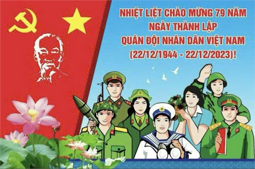Chào mừng Kỷ niệm 79 năm ngày Quân đội nhân dân Việt Nam (22/12/1944 - 22/12/2023)
