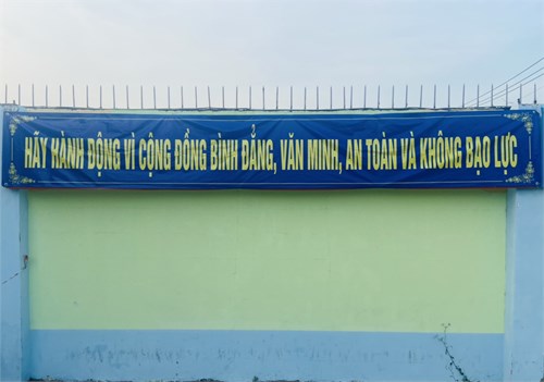 Trường MN Quỳnh Anh hưởng ứng  Tháng hành động vì bình đẳng giới và phòng ngừa, ứng phó bạo lực trên cơ sở giới  năm 2023