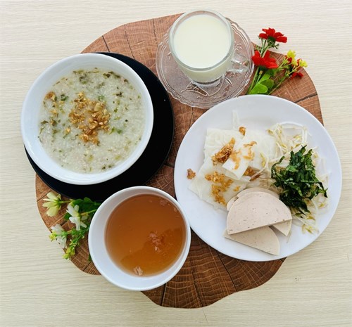 Thực đơn sáng thứ năm ngày 15/12/2023