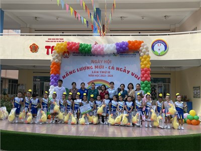 Hội thi: Ngày hội phát triển vận động cho trẻ mầm non  Năng lượng mới cả ngày vui  năm học 2023 - 2024