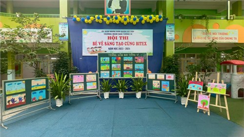Hội thi  bé vẽ sáng tạo cùng bitex 