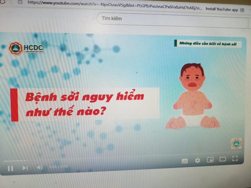 Phòng chống bệnh sởi