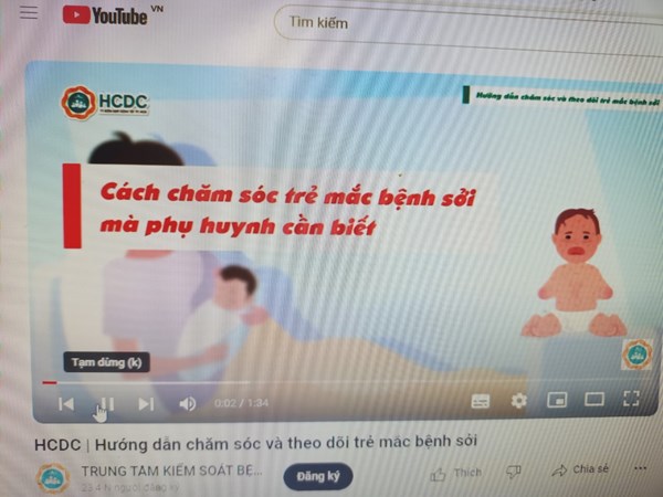 Phòng chống bệnh sởi