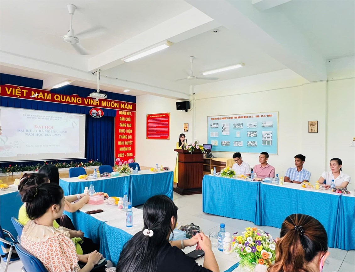 Đại hội cha mẹ học sinh năm học 2024-2025
