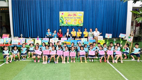 Hội thi Nét vẽ xanh cấp trường năm học 2024 - 2025