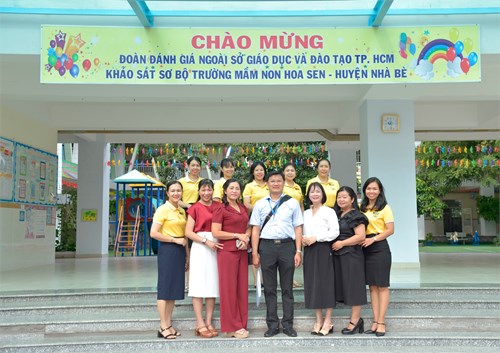 Đón đoàn Khảo sát sơ bộ của Sở Giáo dục và Đào tạo TP.HCM về công tác Kiểm định chất lượng giáo dục