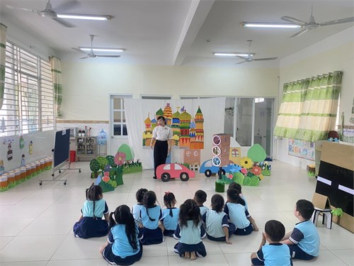 Hội thi giáo viên giỏi cấp huyện năm học 2024-2025 - Cô Nguyễn Hoàng Kim Tiên - lớp Chồi 1