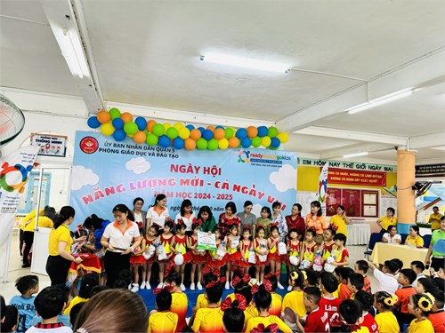 Cụm 1 liên quân (Mầm non 2B, Mầm non 3, Mẫu giáo Mai Anh) Đạt giải Nhì thể dục đồng diễn trong Hội thi  Năng lượng mới, cả ngày vui  năm học 2024 - 2025
