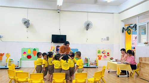 Trường Mầm non 2B tổ chức Hội thi giáo viên giỏi cấp trường năm học 2024 - 2025 Khối Nhà trẻ, Mầm, Chồi